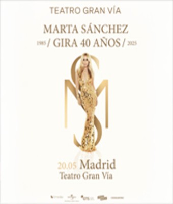 Marta Sánchez - Gira 40 años en MADRID