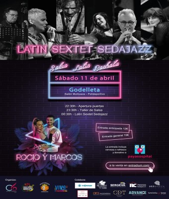 Latin Sextet Sedajazz - A bailar! Salsa y Bachata en vivo en Godelleta en Valencia/València
