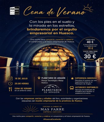 Cena de Verano HUESCA EXCELENTE 2026