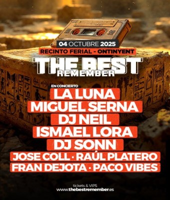 The Best Remember - Concierto La Luna en Valencia