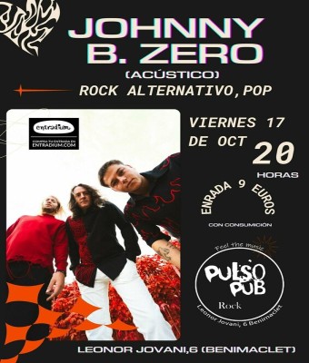 JOHNNY B. ZERO (Acústico) en Valencia/València