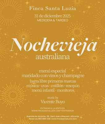 Nochevieja australiana 2025 en Alicante/Alacant