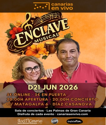 ENCLAVE MUSICAL EN CANARIAS EN VIVO - CONCIERTO EN LAS PALMAS en Palmas, Las