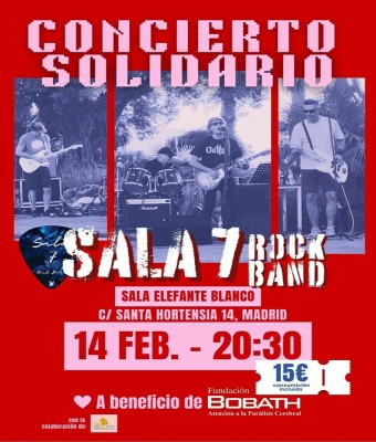 Sala 7: concierto de rock solidario en Madrid