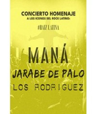 Tributo a Los Rodríguez, Jarabe de Palo y Maná en Araba/Álava