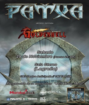 PATXA - LOGROÑO (Presentación de "Just Heavy Metal") en Rioja, La
