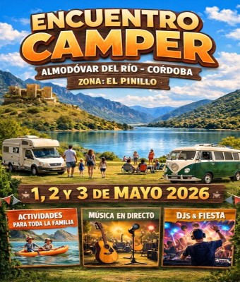 Encuentro Camper El Pinillo del 1 al 3 de mayo de 2026 en Córdoba