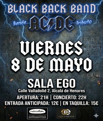 Black Back Band (Tributo AC/DC) en Alcalá de Henares en Madrid