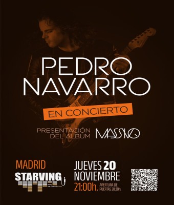 CONCIERTO Pedro Navarro-Presentación disco Massivo en Madrid