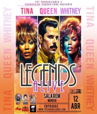 Legends Alive - Queen, Tina Turner and Whitney Houston en Murcia