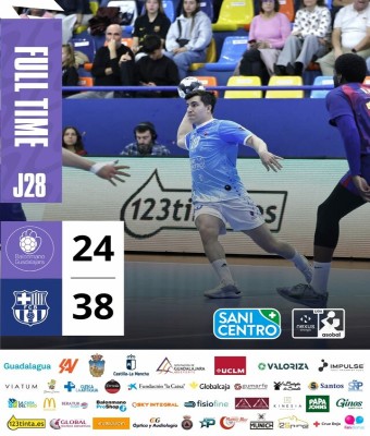 Balonmano guadalajaa VS Barça en Guadalajara
