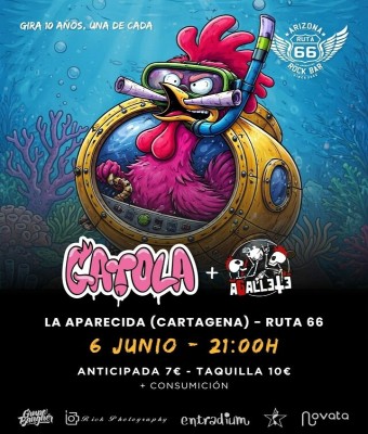 Gayola y Agallete en Arizona Ruta 66 en Murcia