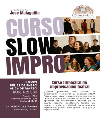 CURS IMPRO TEATRAL -  DIJOUS 19:00 A 21:00 en Girona