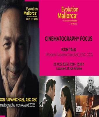 Talk: Cinematography Icon, Phedon Papamichael, ASC, GSC en Palma