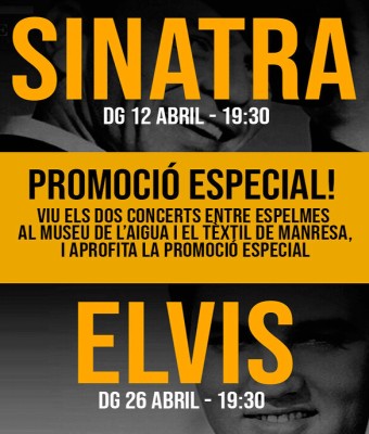  ÍNTIMS / FRANK SINATRA + ELVIS PRESLEY 2A SESSIÓ / TRIBUTS EN TRIBU en Barcelona