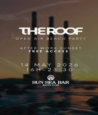 The roof After Work sunset beach party en Sant Adrià de Besòs