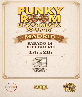 Funky Room Disco Music Studio54 en Madrid
