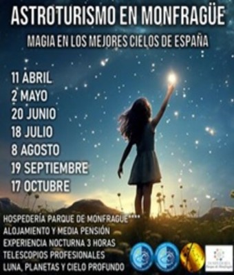 Astroturismo Monfragüe en TORREJÓN EL RUBIO, CÁCERES