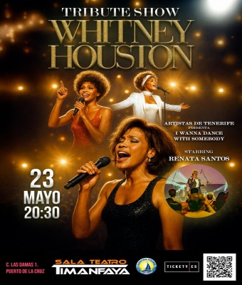 Whitney Houston - Tribute Show, en la Sala Timanfaya en Santa Cruz de Tenerife