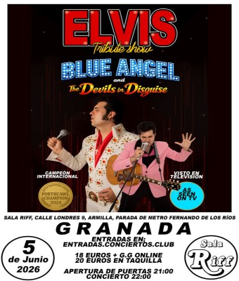 ELVIS TRIBUTE, BLUE ANGEL & THE DEVILS IN DISGUISE en Granada