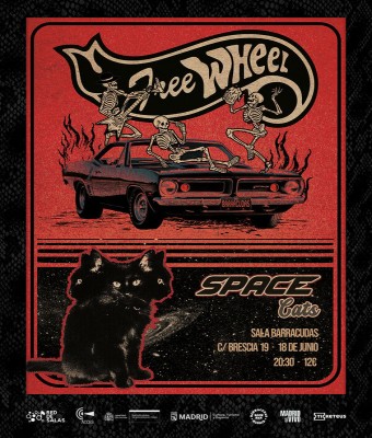 FREEWHEEL + SPACE CATS EN BARRACUDAS en Madrid
