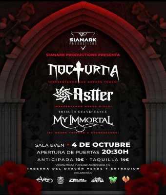 Nocturna   Astter    My Immortal en Sevilla