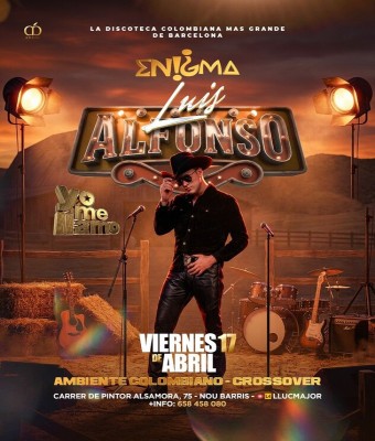 ENIGMA · VIERNES 17ABR26 en Barcelona