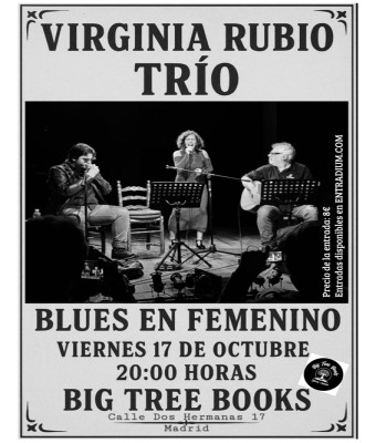 Virginia Rubio Trío. Blues en femenino.  en Madrid
