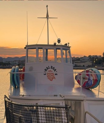 Alcudia Mallorca: Puesta de Sol en Barco en Majorca