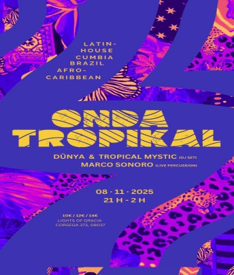 Onda Tropikal @ Generator BCN Saturday 11th of November - 21h00-2h00 en Barcelona