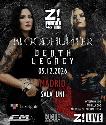 Bloodhunter + Death & Legacy en Madrid