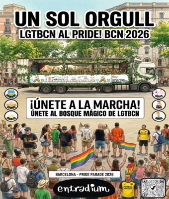 Carroza  LGTBCN  Pride! BCN 2026 en Barcelona