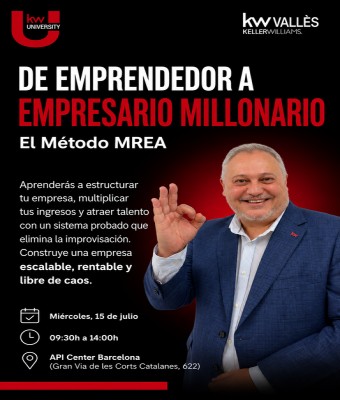 De Emprendedor a Empresario Millonario: El Método MREA. en Barcelona