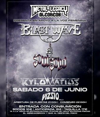 BLAST WAVE + SOUL SOLID + KYLOWATIOS en Madrid