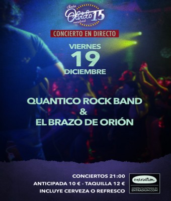 Quantico Rock Band & El brazo de Orión en Madrid