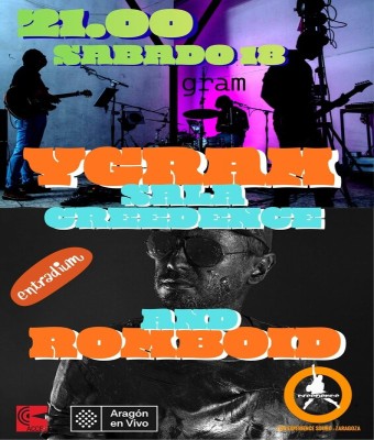 YGRAM + ROMBOID en SALA CREEDENCE - Zaragoza