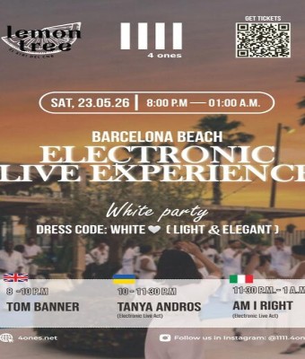 Barcelona Beachfront Electronic Live Experience