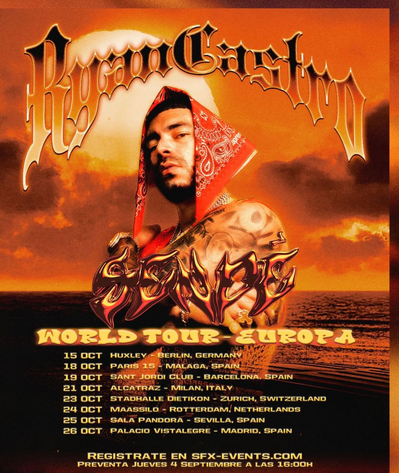 Ryan Castro 2025 – World Tour (Europa)