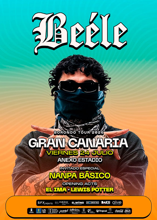 Beéle · Borondo Tour 2026 · Gran Canaria · Viernes 24 de julio