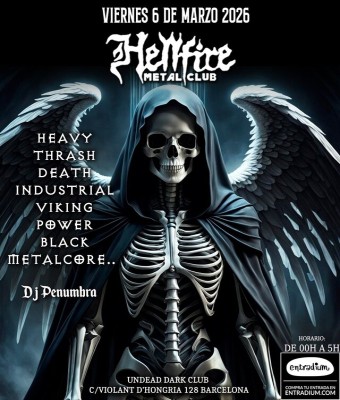 _HELLFIRE_ Metal Club  6 de Marzo en Barcelona