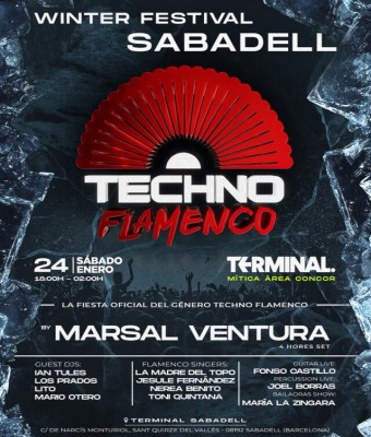 TECHNO FLAMENCO TERMINAL SABADELL | 24 de ENERO en Barcelona