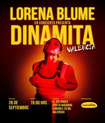 Lorena Blume en Valencia en Valencia/València