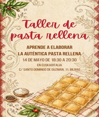Taller de pasta rellena artesanal en Bizkaia