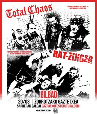 Rat-Zinger + Total Chaos | Zorrotzako Gaztetxea | Bilbao en Valencia