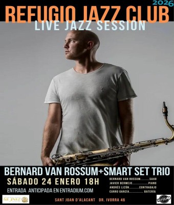 LIVE JAZZ SESSION - Bernard Van Rossum + Smart Set Trio  en Alicante/Alacant