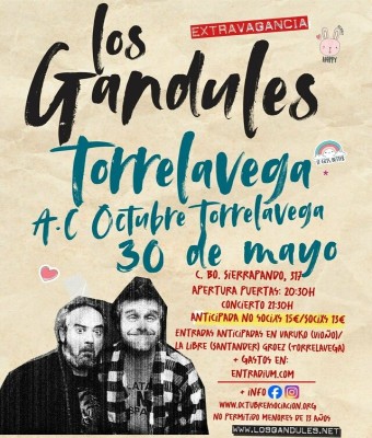 LOS GANDULES en TORRELAVEGA, A.C.OCTUBRE TORRELAVEGA en Cantabria