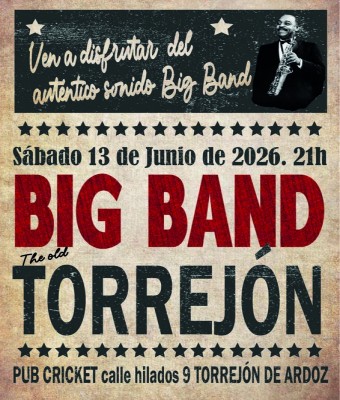 Concierto Big Band Torrejón en Pub Cricket en Madrid