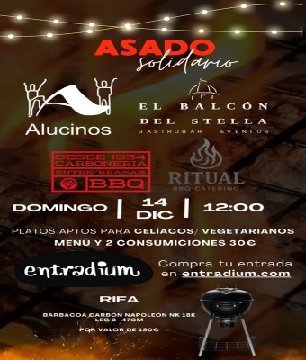 Asado Solidario en Madrid