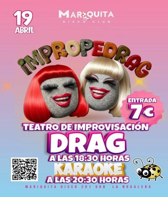 ImproDrag: Risas, Tacones y Caos en Vivo en Málaga