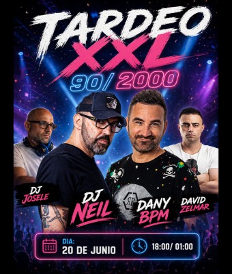 Entradas con descuento para TARDEO XXL 90/2000 en la sala Andén 56 en Burgos